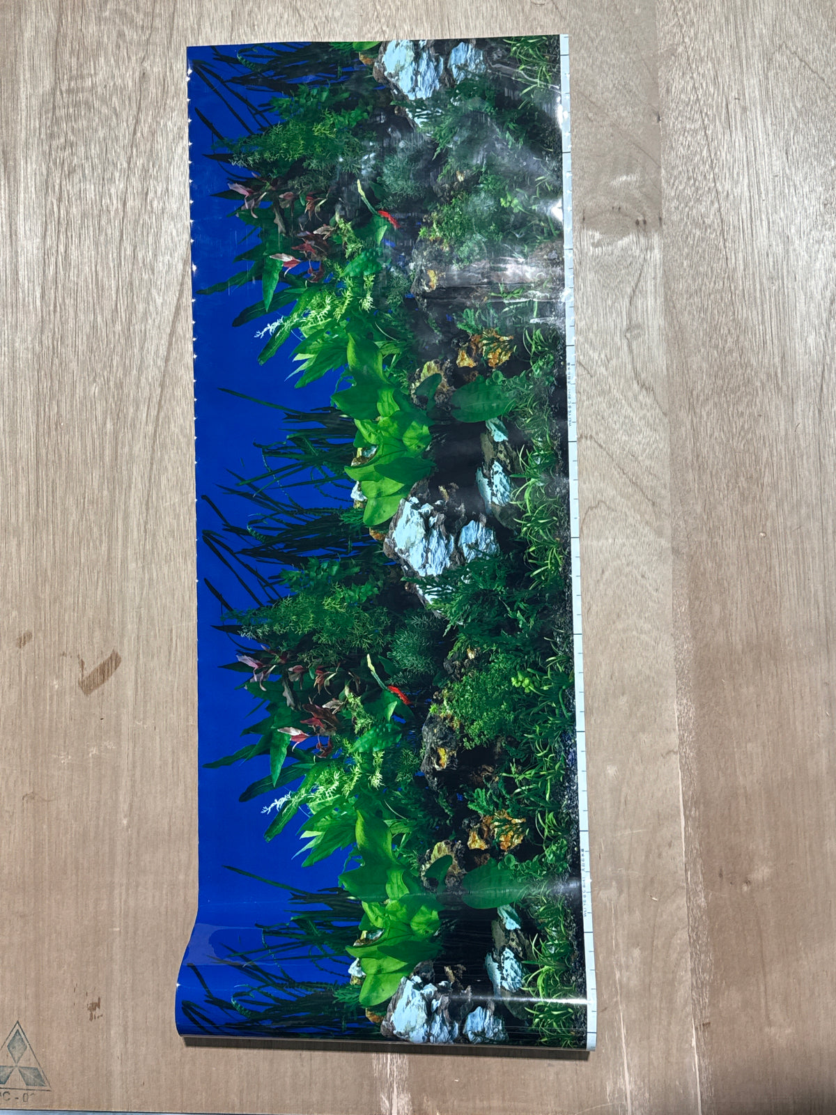 Aquarium Background - Planet Blue Rock 15" Tall (PER FOOT)