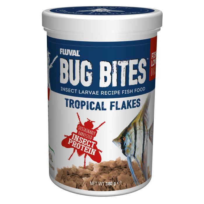 Fluval Bug Bites Colour Tropical Flakes