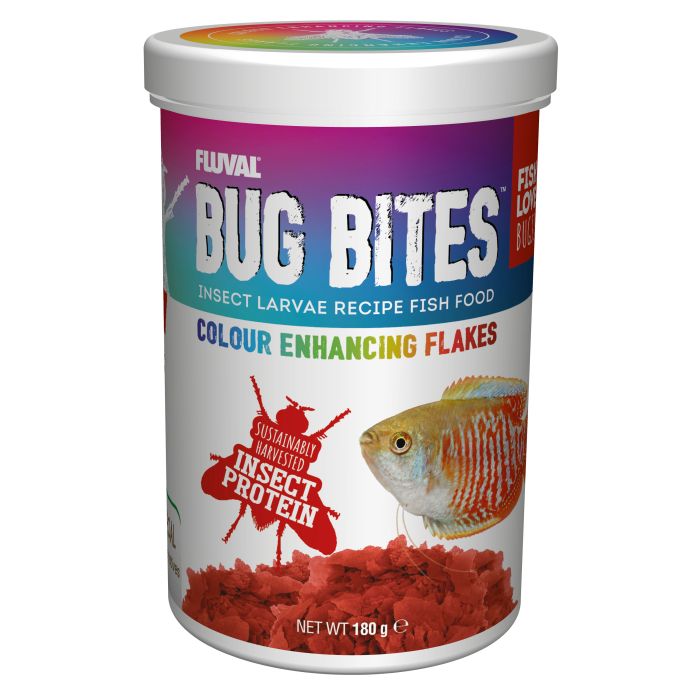 Fluval Bug Bites Colour Enhancing Flakes
