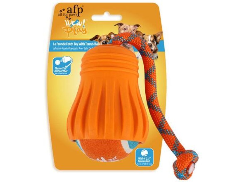 WAG PLAY - La Fronde Fetch Toy w/Tennis Ball 36cm