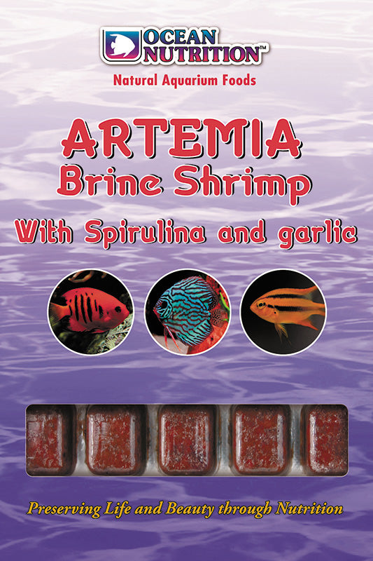 Frozen Artemia Brine Shrimp with Spirulina & Garlic 100g