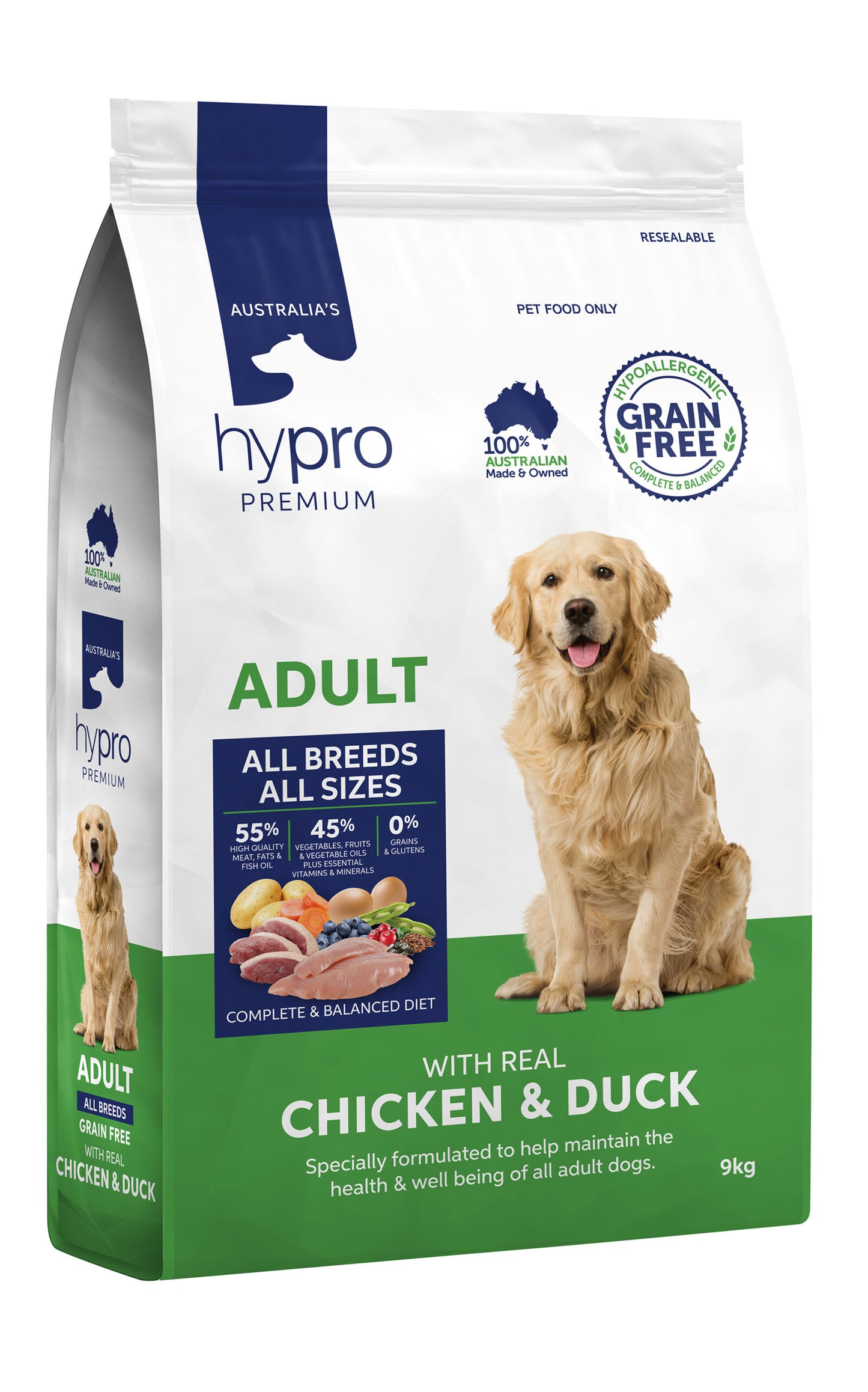 Hypro Premium Adult Chicken & Duck 9kg