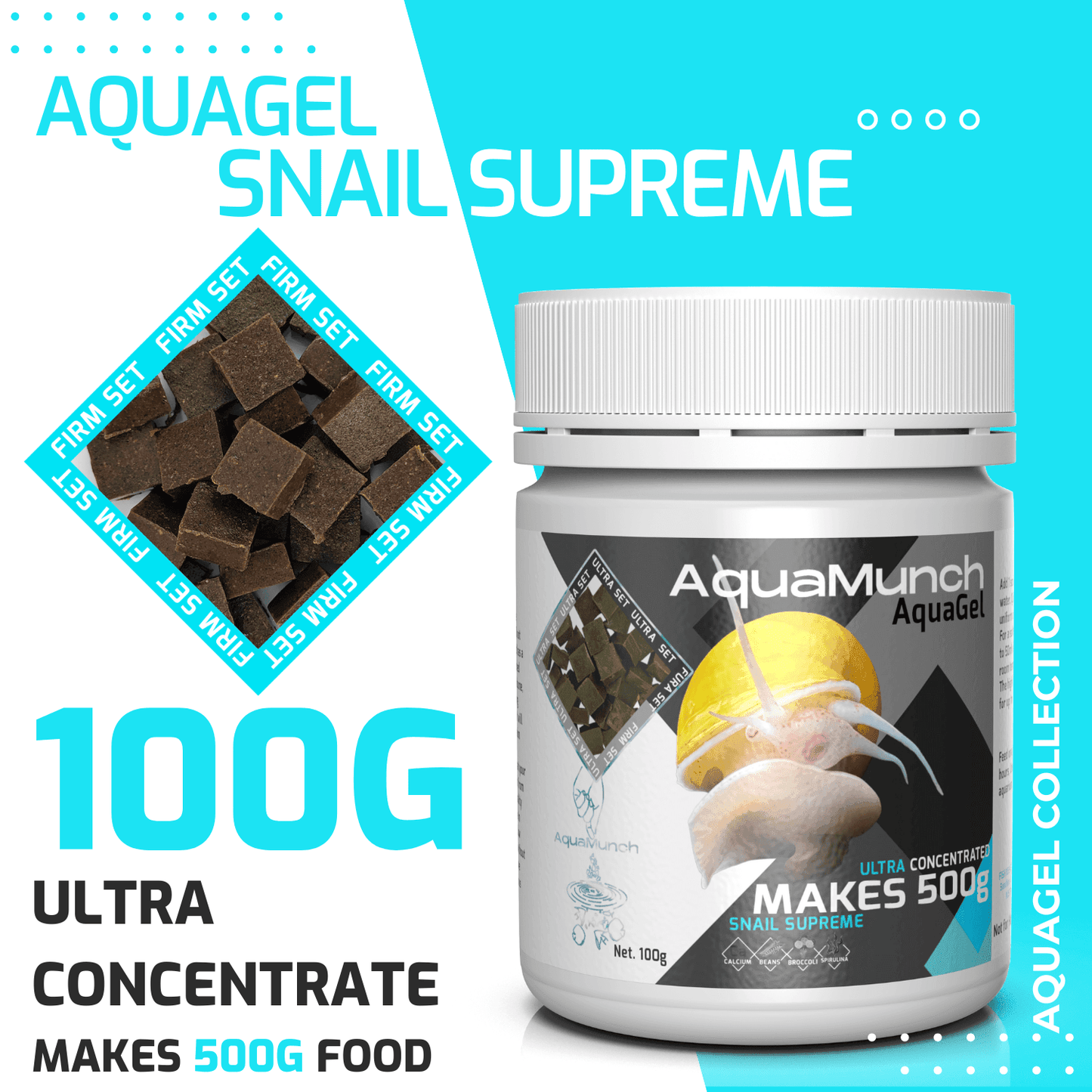 AquaMunch AquaBites Snail Supreme 100g