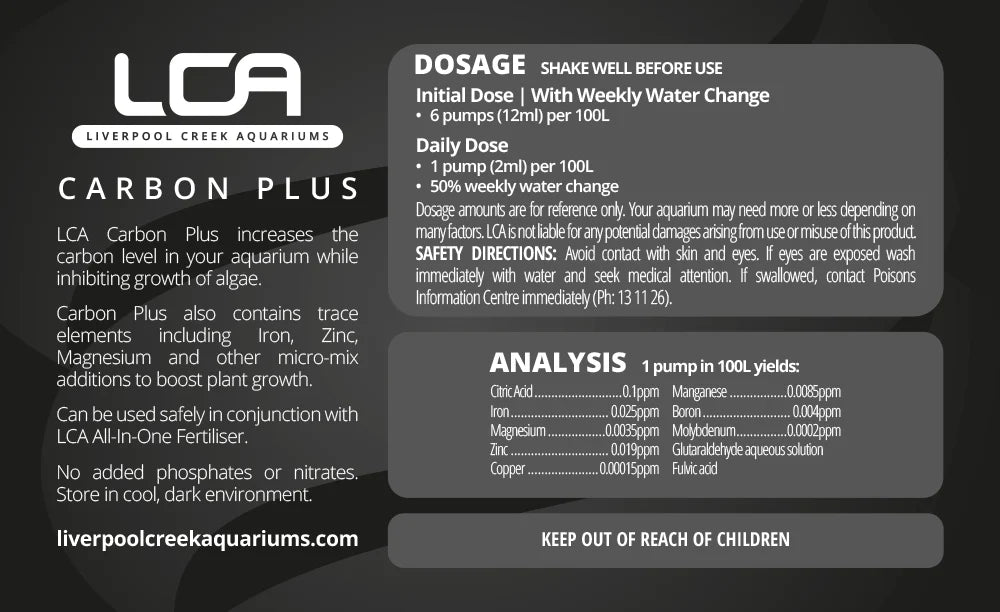 LCA Carbon PLUS (Shrimp Safe) 250ml