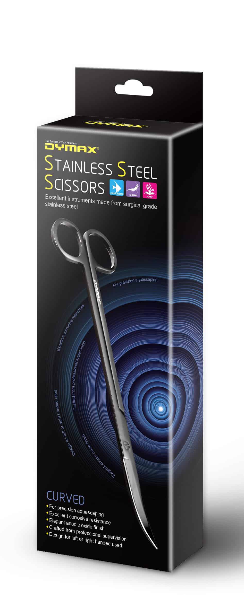 Dymax Stainless Steel Scissor - Curved