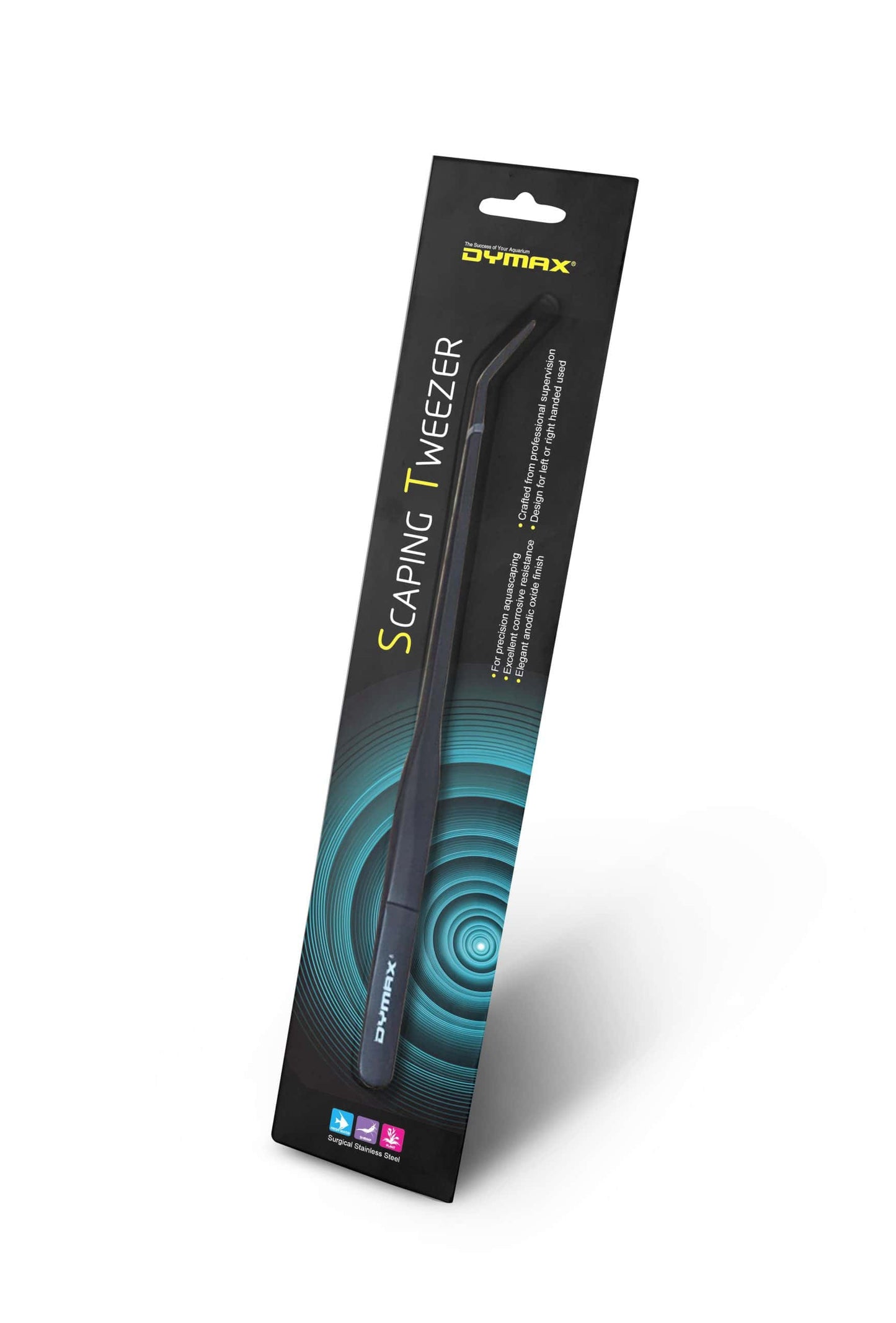 Dymax Stainless Steel Tweezers - Contra-Angle