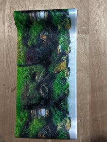 Aquarium Background - Watergrass or Rock and Plants Double Sided 24" Tall (PER FOOT)