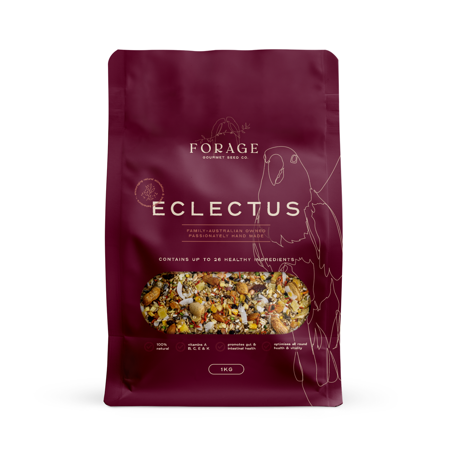Forage Gourmet Eclectus