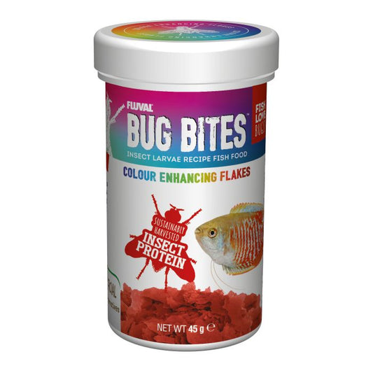 Fluval Bug Bites Colour Enhancing Flakes