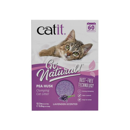 Catit Go Natural Clumping Pea Husk Cat Litter 5.6kg