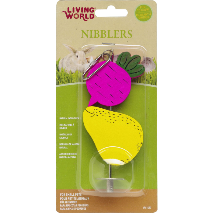 Living World Nibblers Beet and Pear on Stick