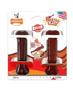 Nylabone Power "Basted Blast" Bone Steak/Bacon