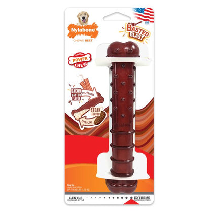 Nylabone Power "Basted Blast" Bone Steak/Bacon