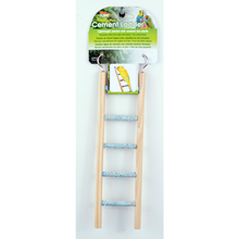 Bird Life Cement Ladder with Wood Frame