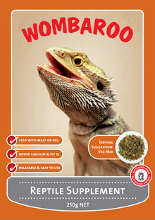 Wombaroo Reptile Mix 250G