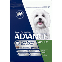 ADVANCE™ Dental Care Triple Action Adult Small Breed Chicken with Rice 2.5kg