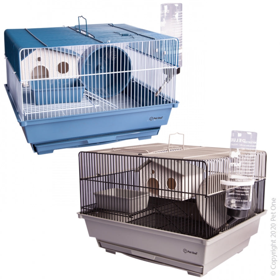 Pet One Mouse Cage With Wheel & House
