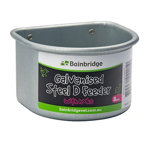 D Feeder with Hooks - Galvanised