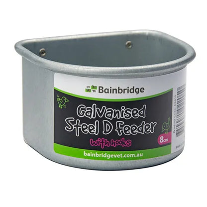 D Feeder with Hooks - Galvanised