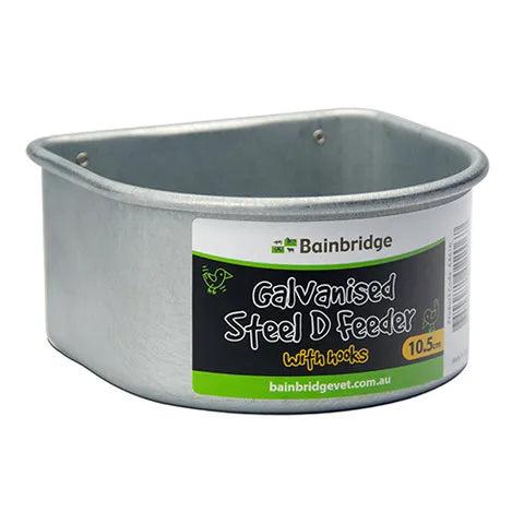 D Feeder with Hooks - Galvanised
