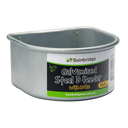 D Feeder with Hooks - Galvanised