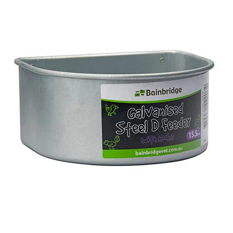 D Feeder with Hooks - Galvanised
