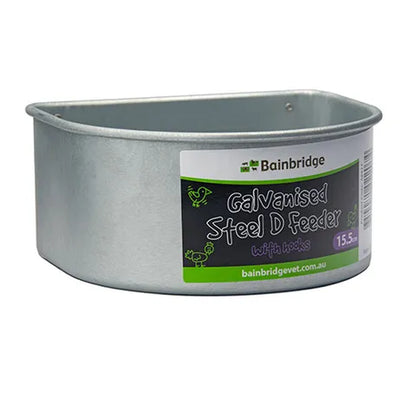 D Feeder with Hooks - Galvanised