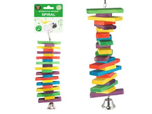 Interactive Wooden Spiral Tower