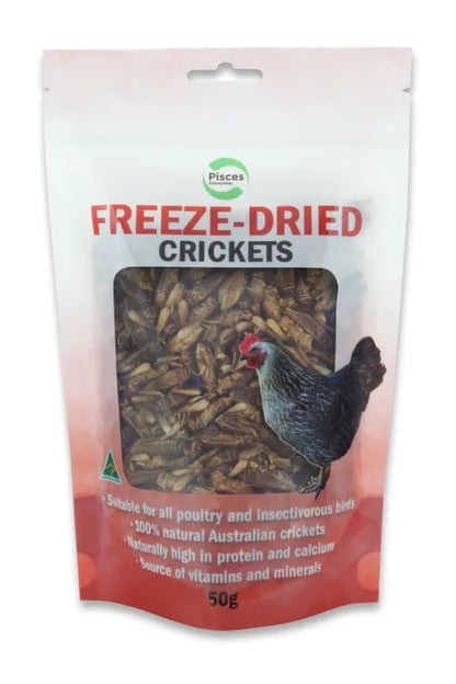 Pisces Freezedried Crickets Poultry 50G