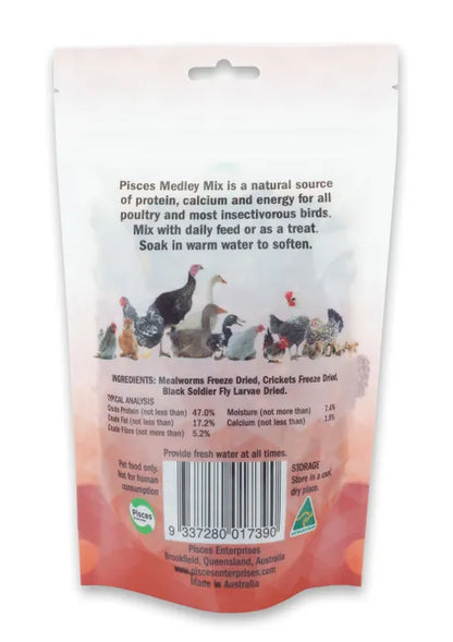 Pisces Freezedried Medley Poultry 60G