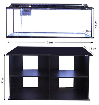 Aqua One Horizon 182 Glass Starter Kit w/ Stand 182L