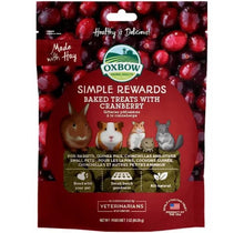 Oxbow Simple Rewards Cranberry Treats 85G